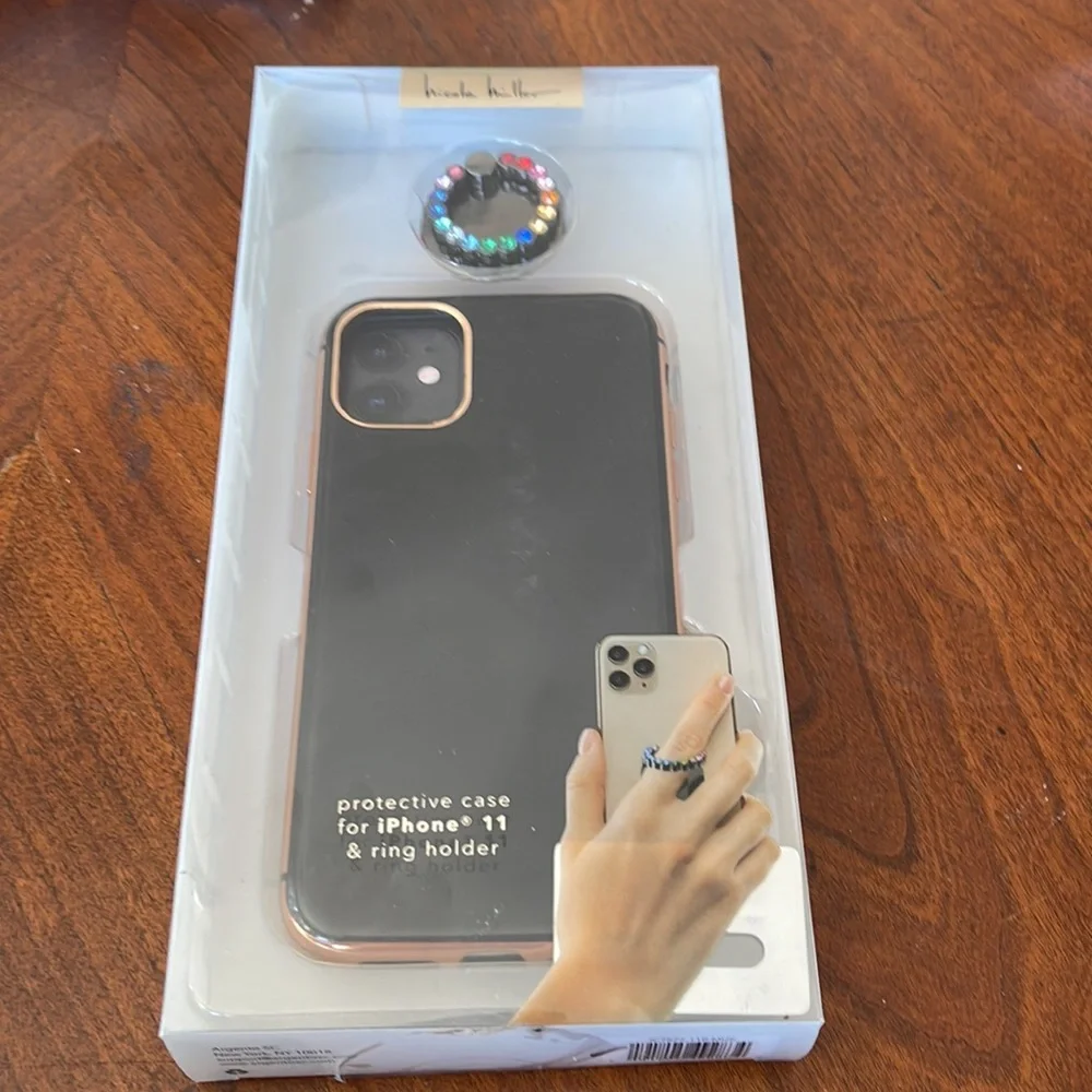 Nicole Miller fashion case set black iPhone 11 -XR NEW